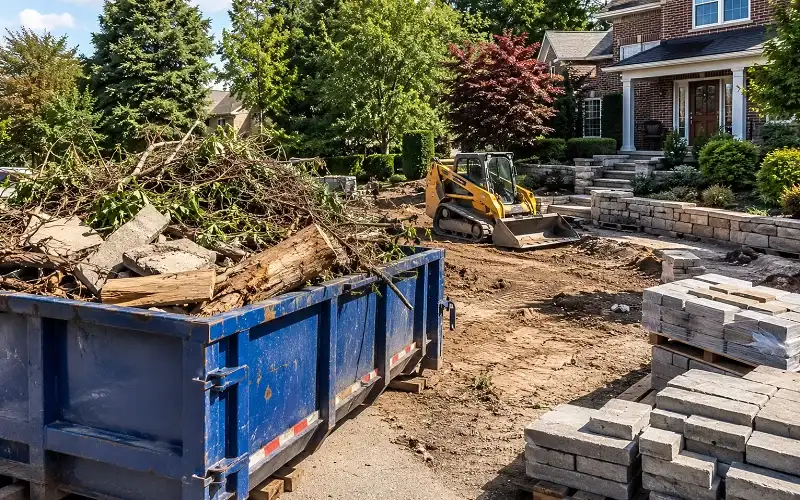 Landscape Renovation Debris Management