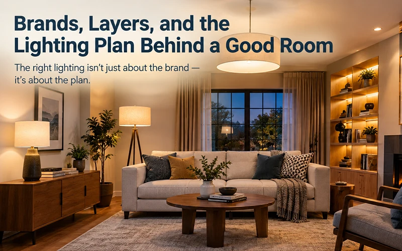 Brands, Layers, and the Lighting Plan Behind a Good Room
