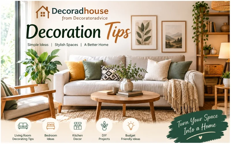 12 Decoration Tips from DecoradHouse by DecoratorAdvice to Make Your Home Look Amazing